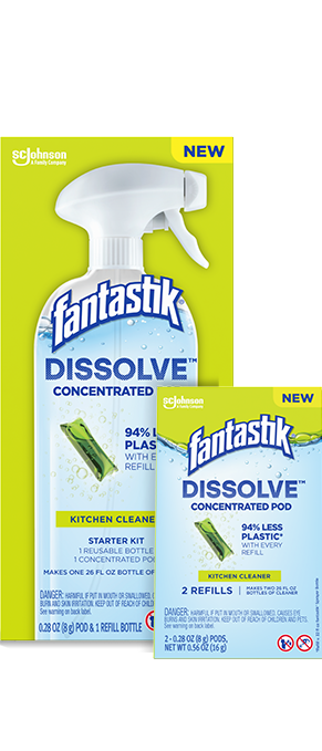 fantastik® Dissolve™ Concentrated Pods Kitchen Cleaner